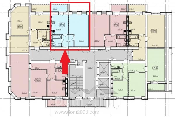 For sale:  1-room apartment in the new building - ул. Елизаветинская Левада, Osnovianskyi (9805-974) | Dom2000.com